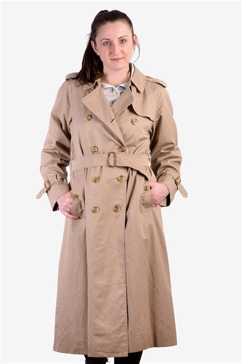 vintage made in england burberry trench coat legit|Burberry trench coat measurement chart.